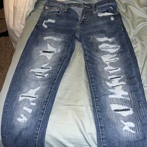 Selling American Eagle jeans, not completely sure when I bought them.